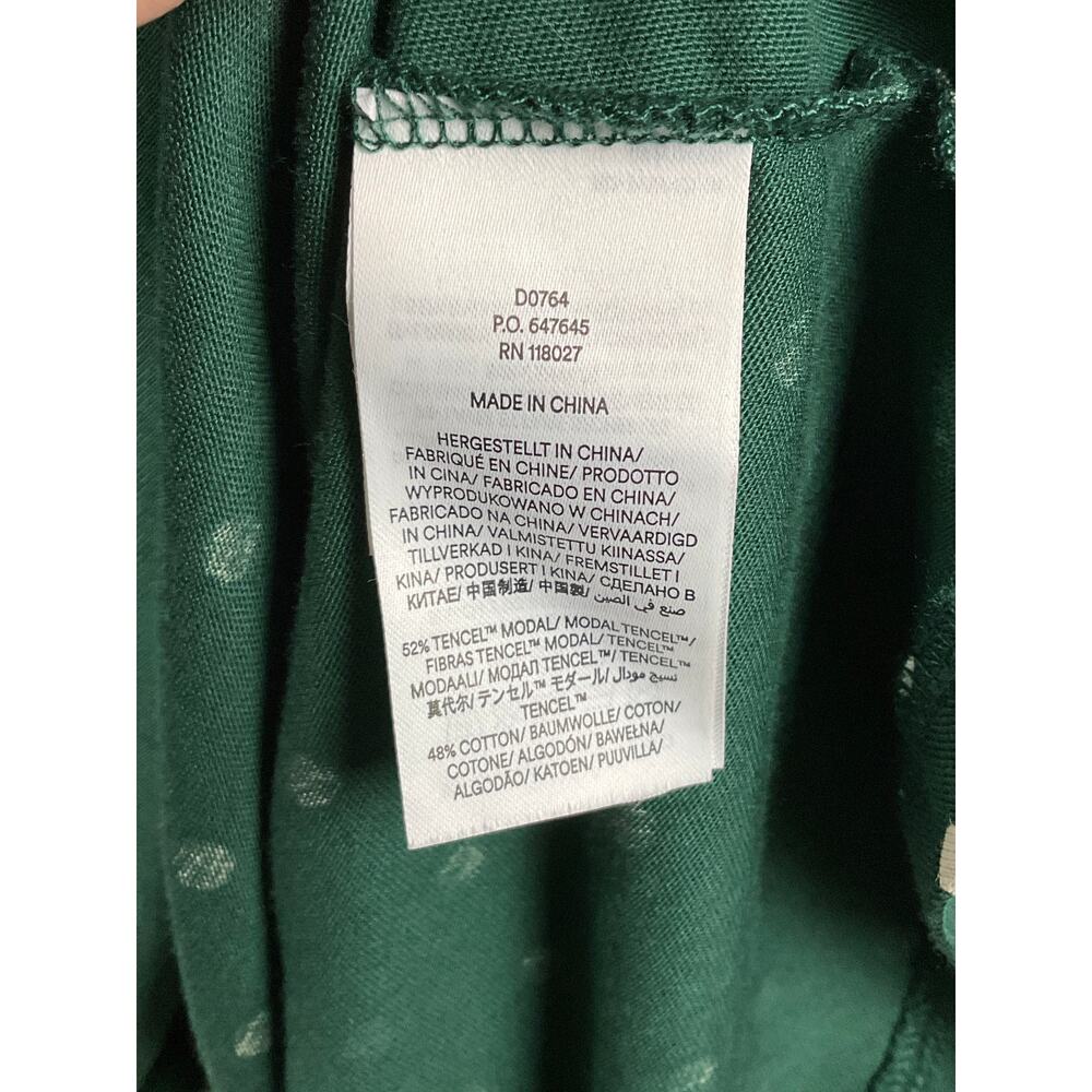 BODEN Dress Laura Jersey Knit Midi Dk Green Polka Dot sz 6 Long Tall Modern Prep - Picture 10 of 14